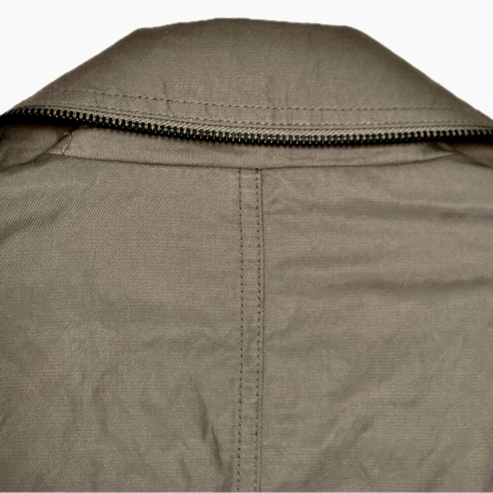 Cino Beige Utility Jacket Waterproof Coat Women's L Task Jacket Pockets - Picture 9 of 10